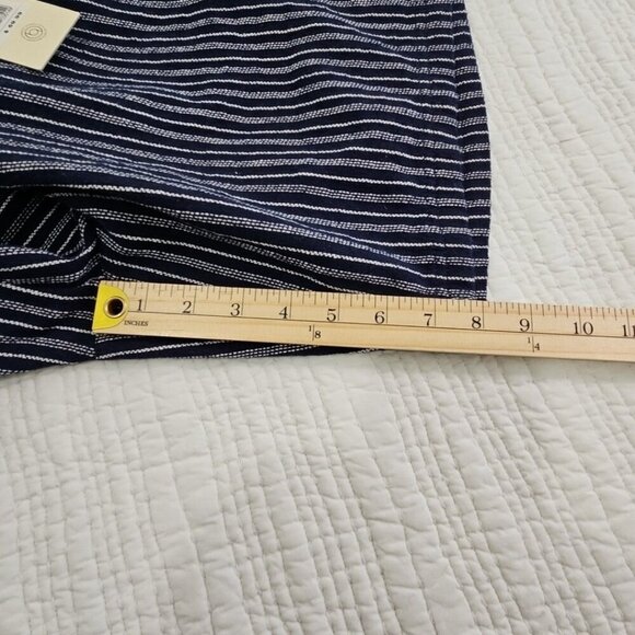 Hudson & Barrow Navy Blue Textured Shorts Men's Large 8" Inseam Drawstring NWT - Picture 8 of 13